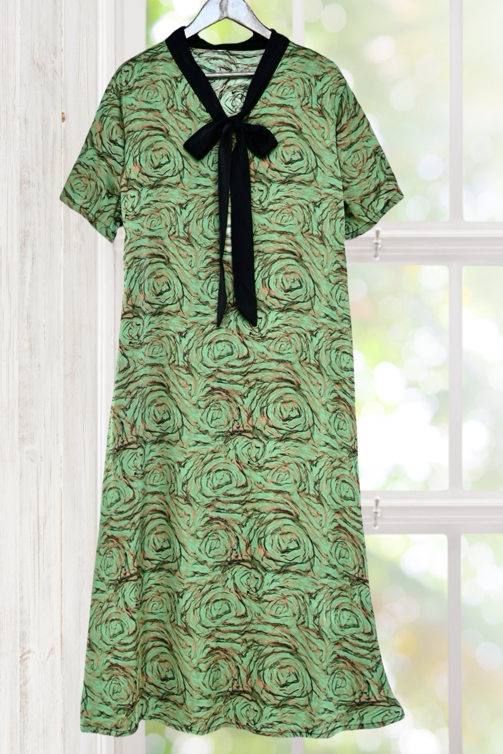 Harriet Bow Tie A-Line Floral Dress