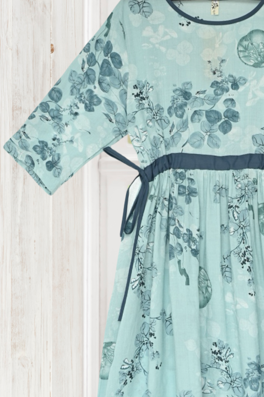 Sophie Half Sleeves Floral Cotton Dress