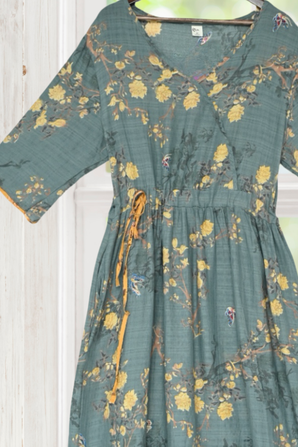 Clara Light Cotton Floral Dress