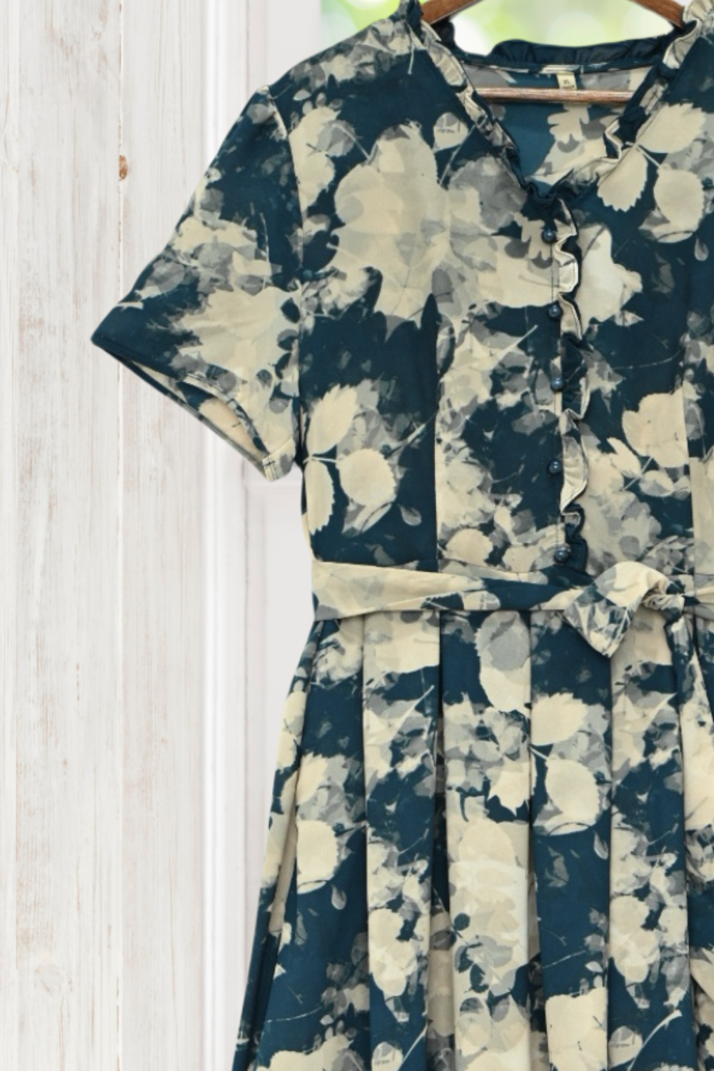 Matilda Dark Blue Floral Dress