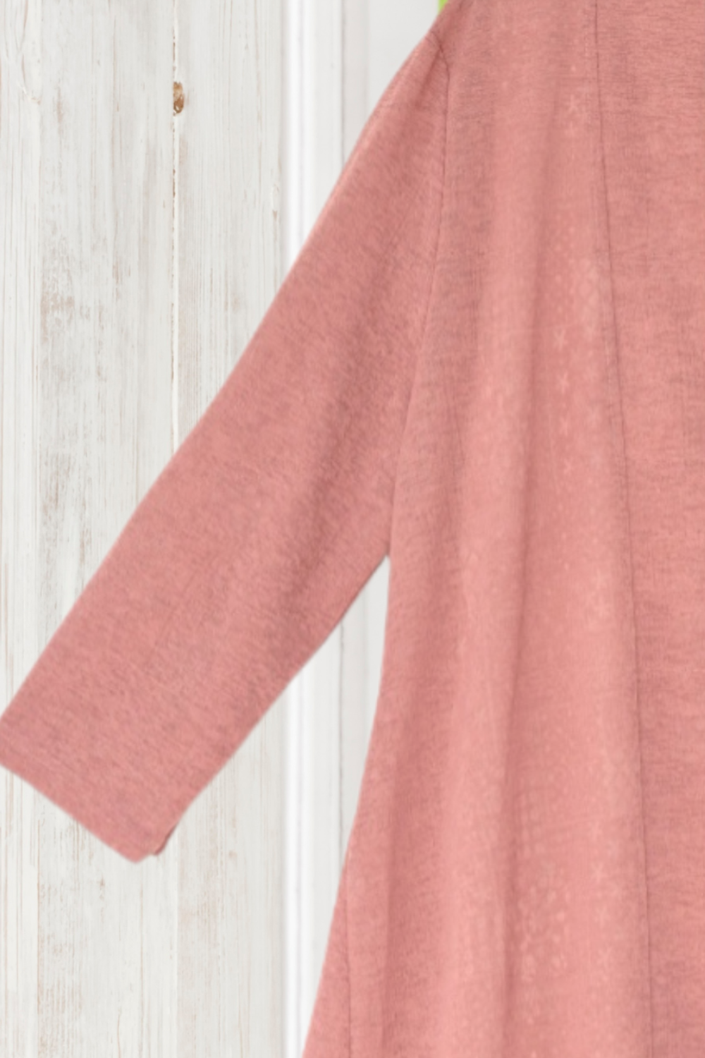 Arabella White Dress with Pink Cardigan Set