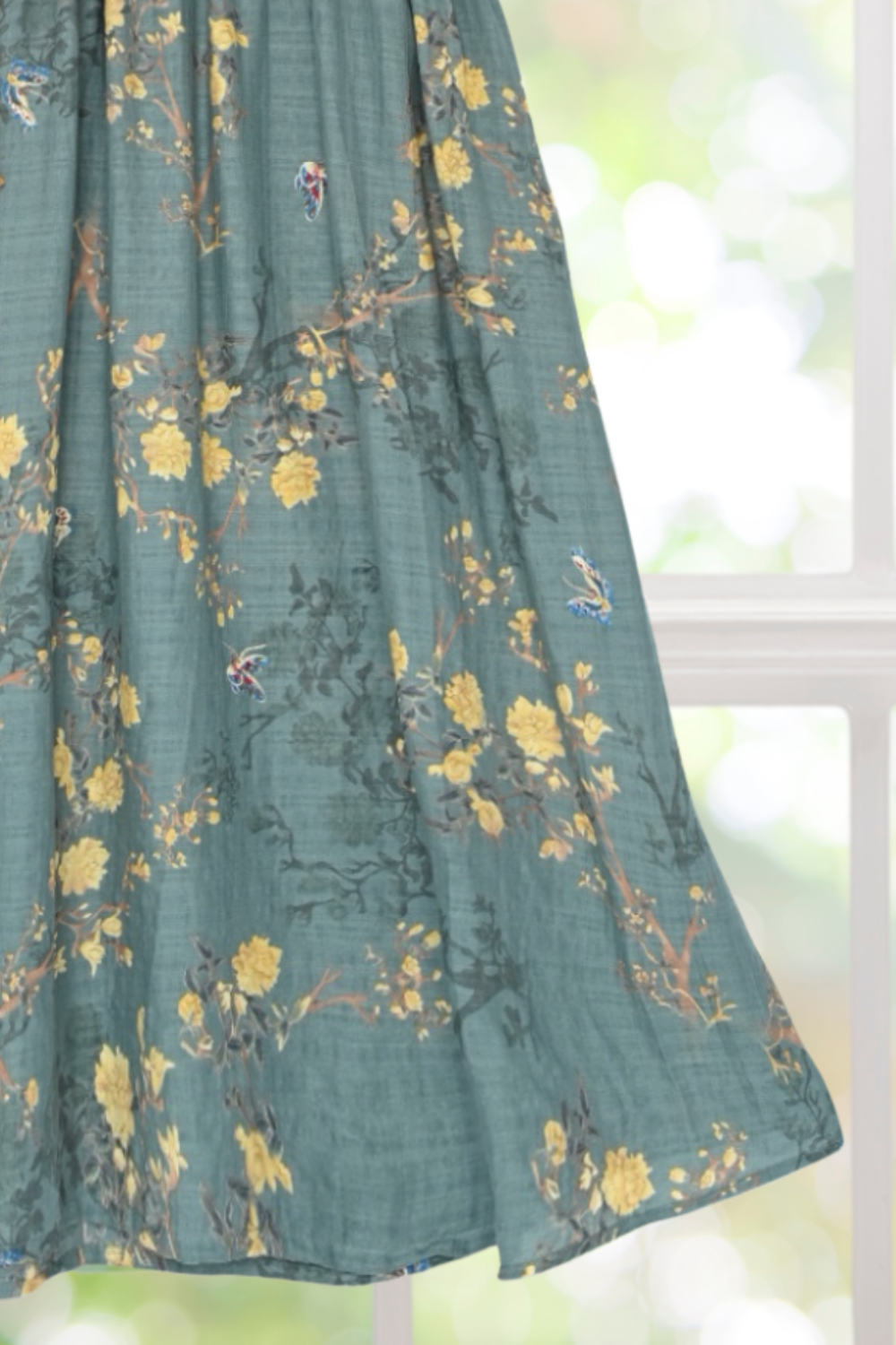 Clara Light Cotton Floral Dress