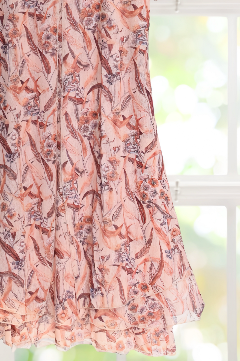 Clara Floral Print Dress with Short Sleeves