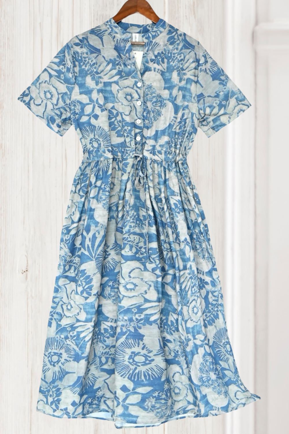 Miranda Light Weight Cotton Floral Dress Whisper Mint Miranda Light Weight Cotton Floral Dress Whisper Mint