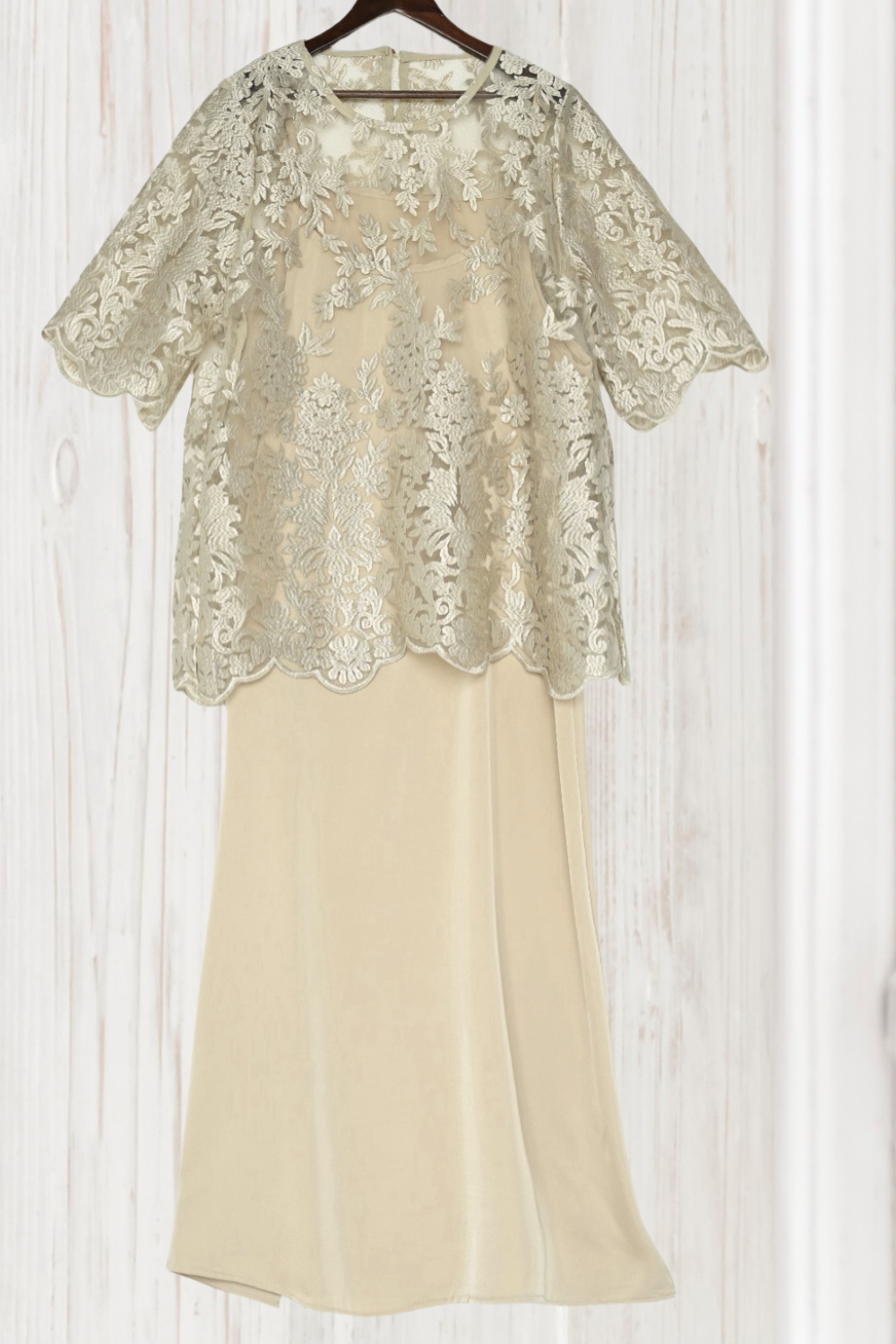 Olivia Champagne Color Formal Dress