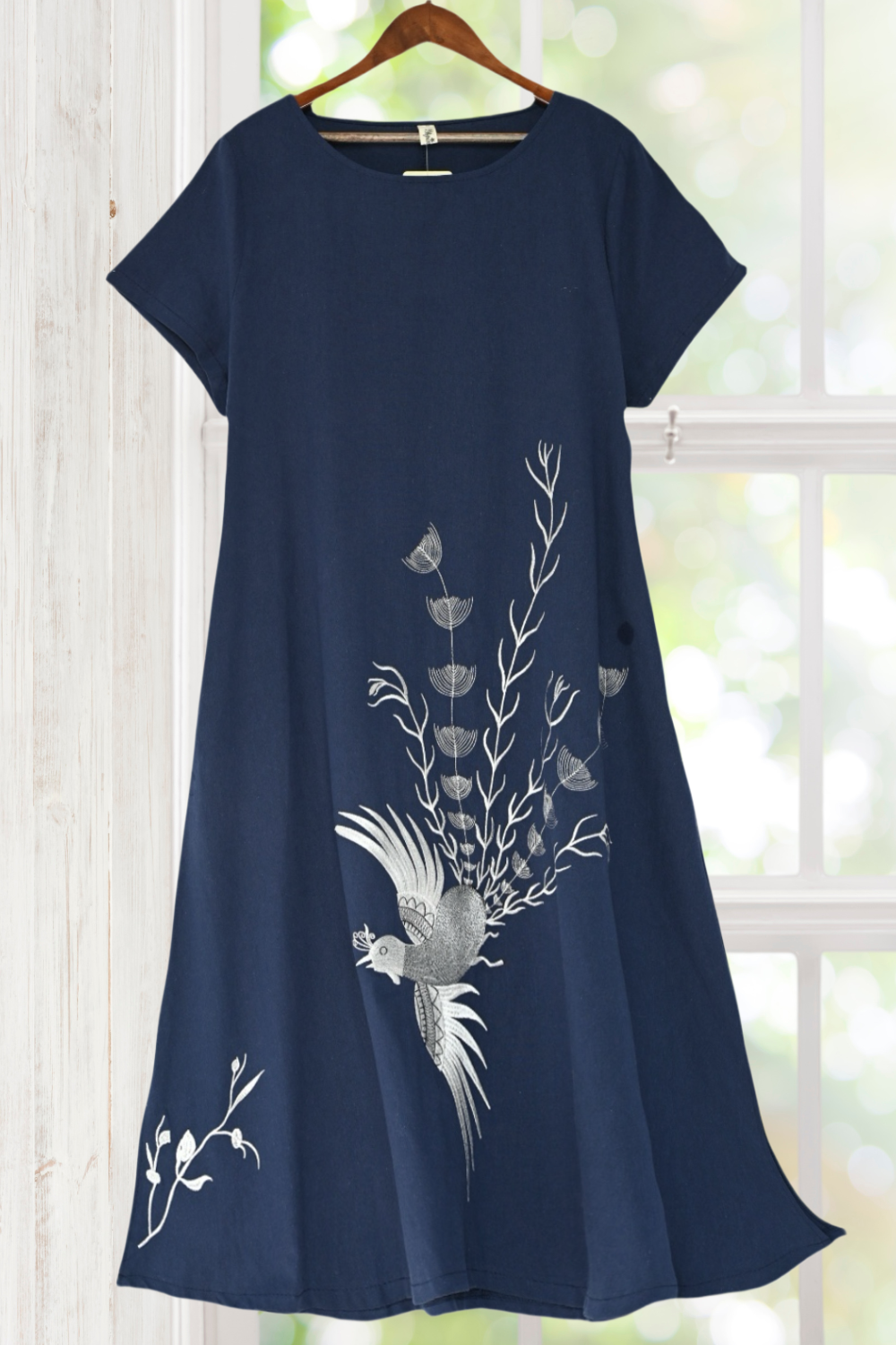 Ruth Cotton Dress with Embroidery