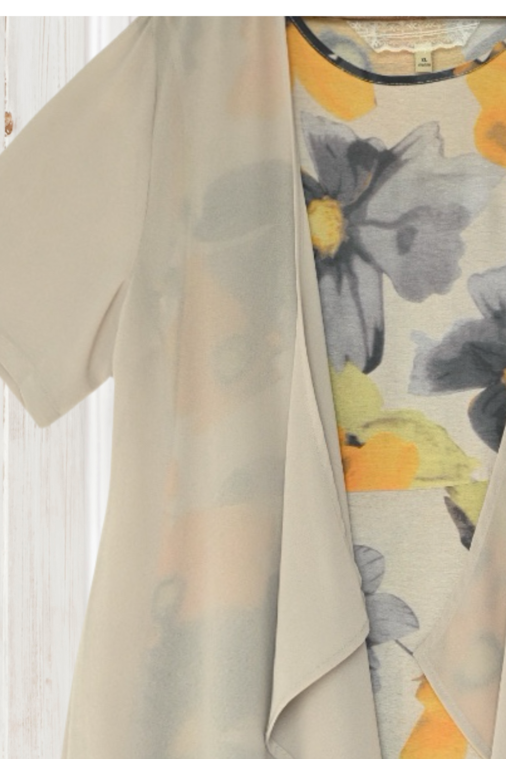 Rosalind Floral Dress with Cardigan Set