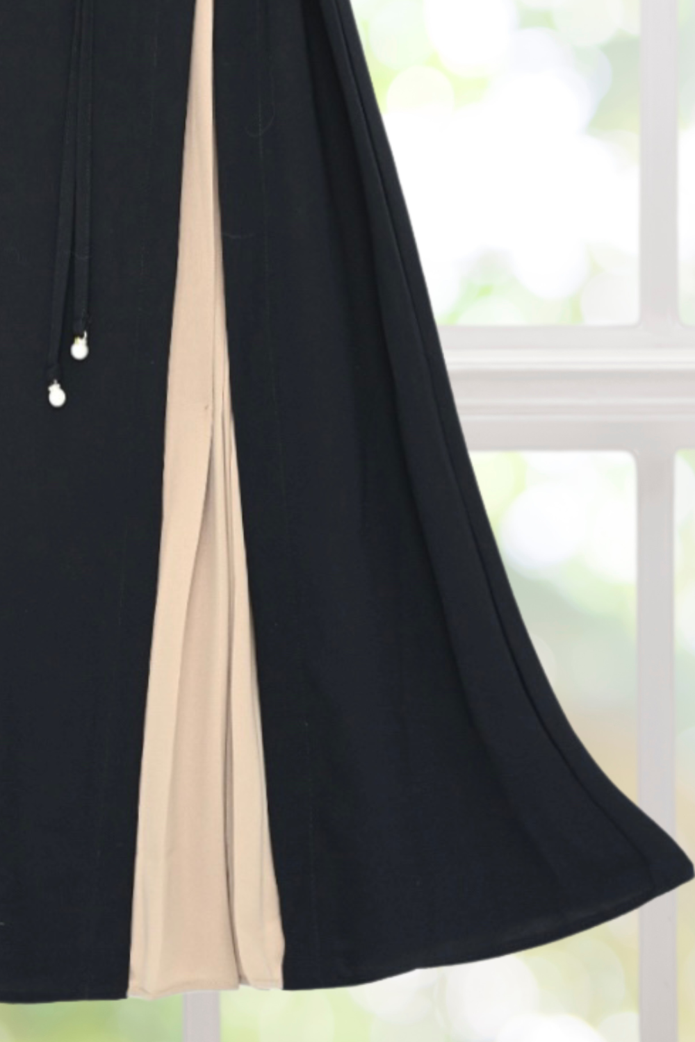 Florence Navy Blue Semi Formal Dress with Pleats