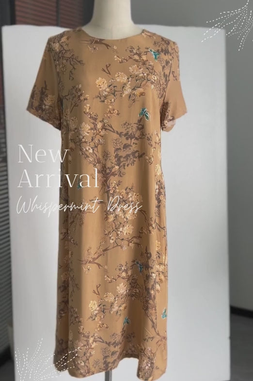 Eleanor Yellow Floral Print Dress