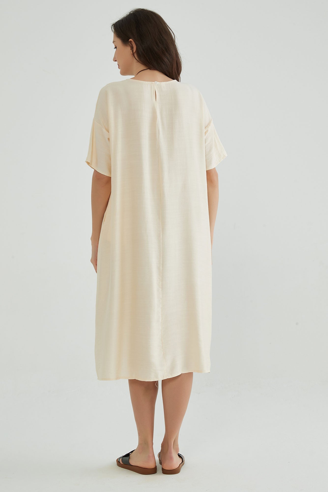 Soft Amber Summer Embroidered Maxi Dress - Whisper Mint