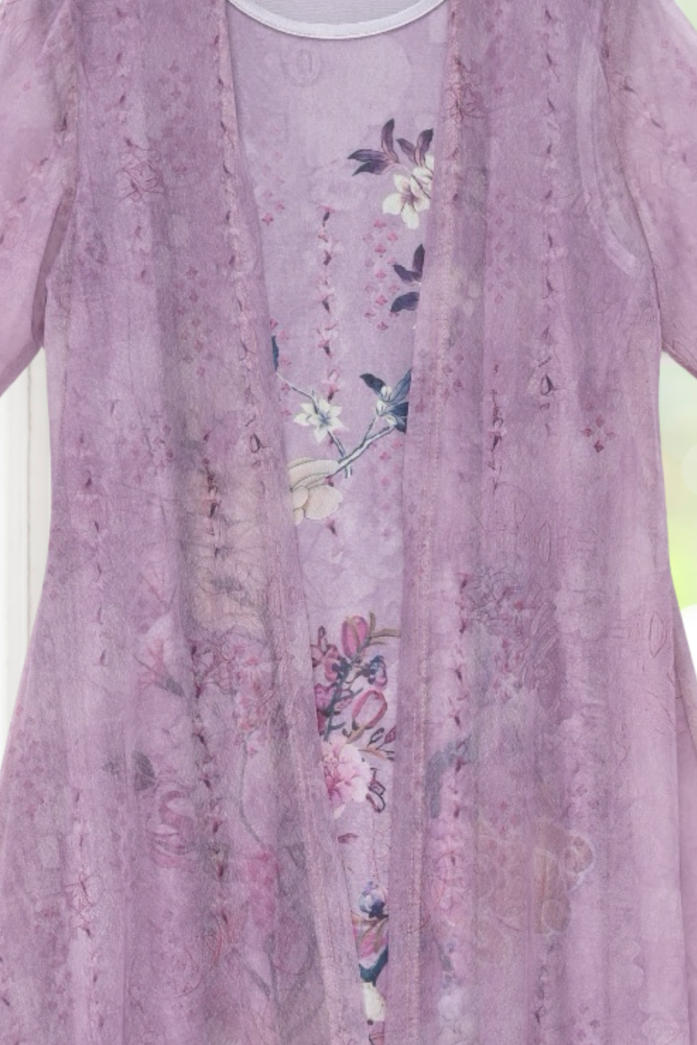 Jane Lavender Two Pieces Dress